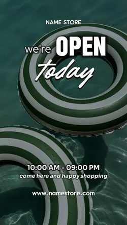 WE ARE OPEN