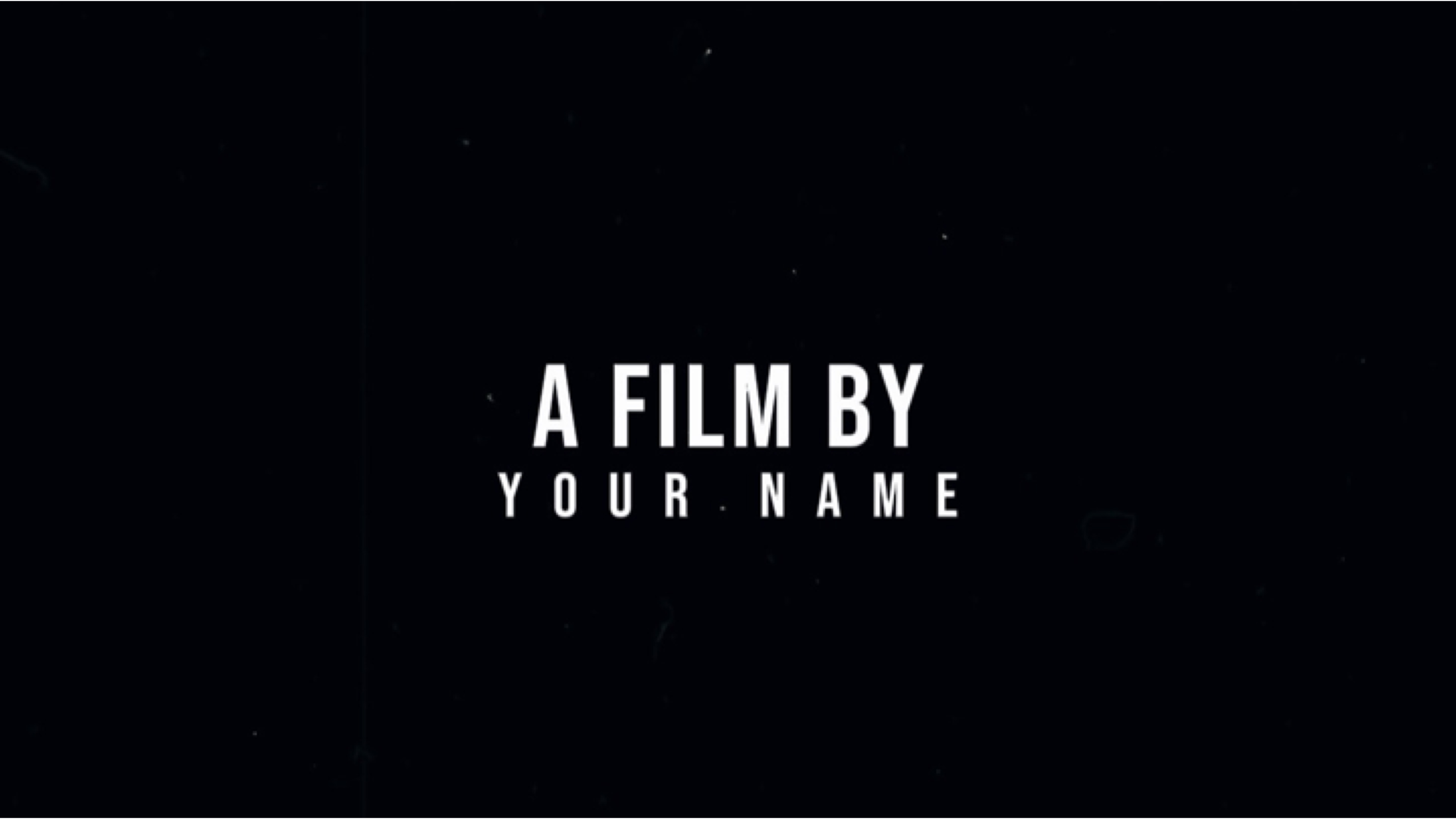 Intro opening video