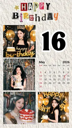 BIRTHDAY 16 MAY