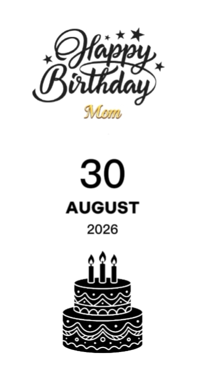 B dayMom30august