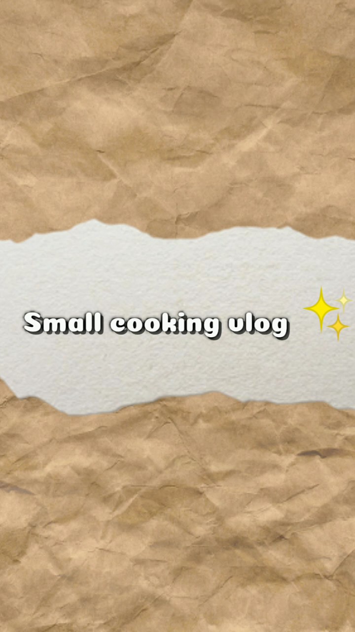 Maliit na cooking vlog