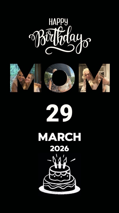 HBD MOM 29 DE MARÇO 