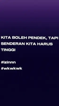 TAPI SENDERAN KITA