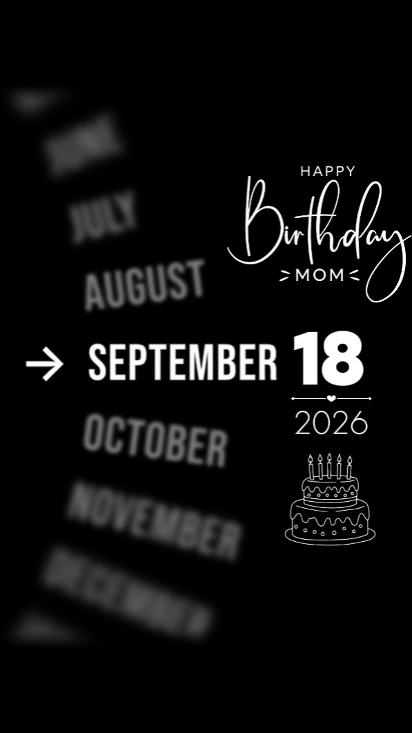 BDAY MOM 18 SEPTEMBE