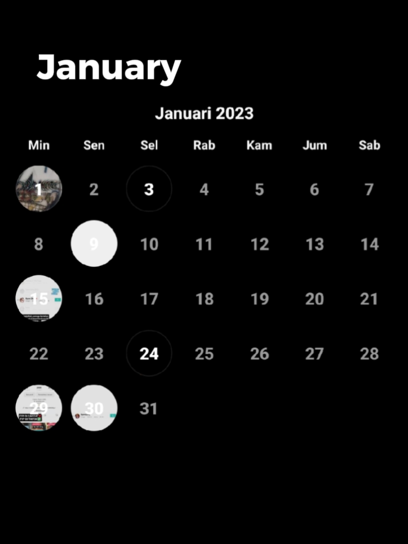 Tendência kalender ig