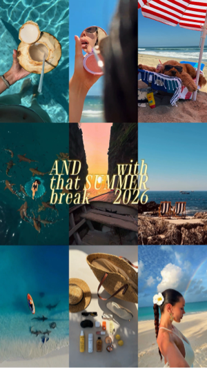 Summer break 2026