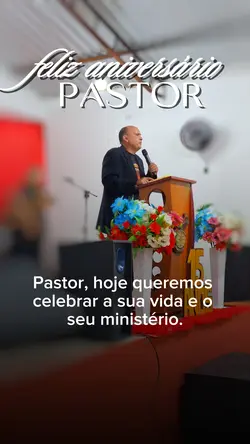 ANIVERSÁRIO PASTOR