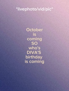 L'anniversaire de Diva