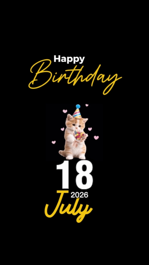 KUCING ULANG TAHUN