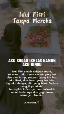 idulfitri tanpa ayah