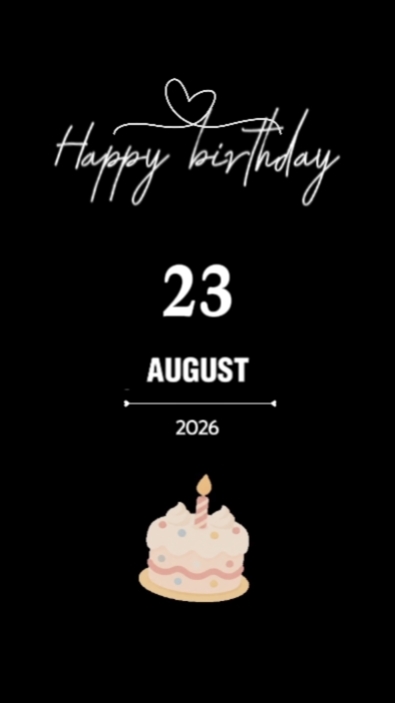 selamat ulang tahun 23 Agustus