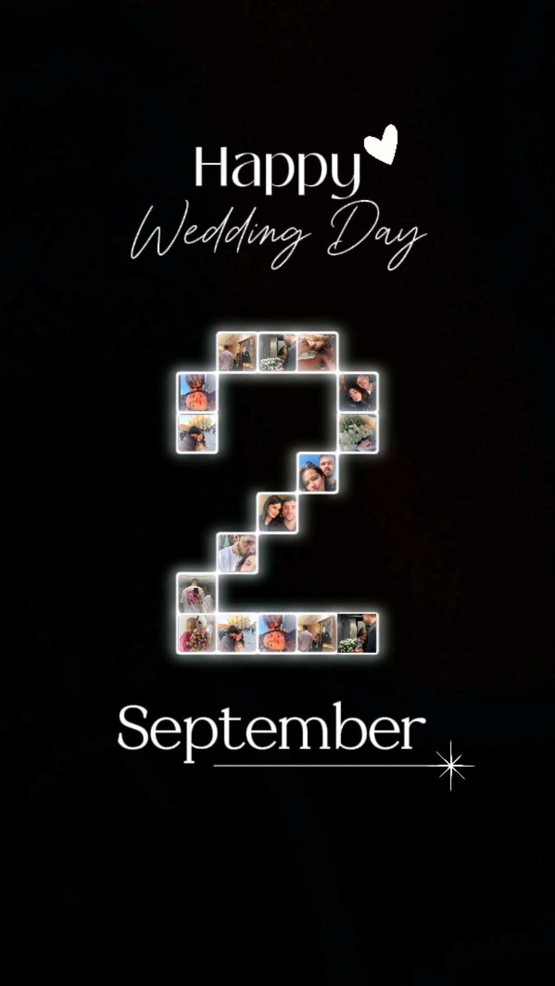 Día de la boda 2 de septiembre