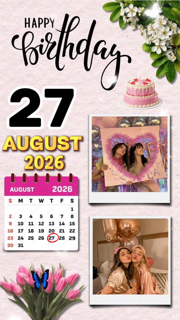 HBD 27 Agustus 2026