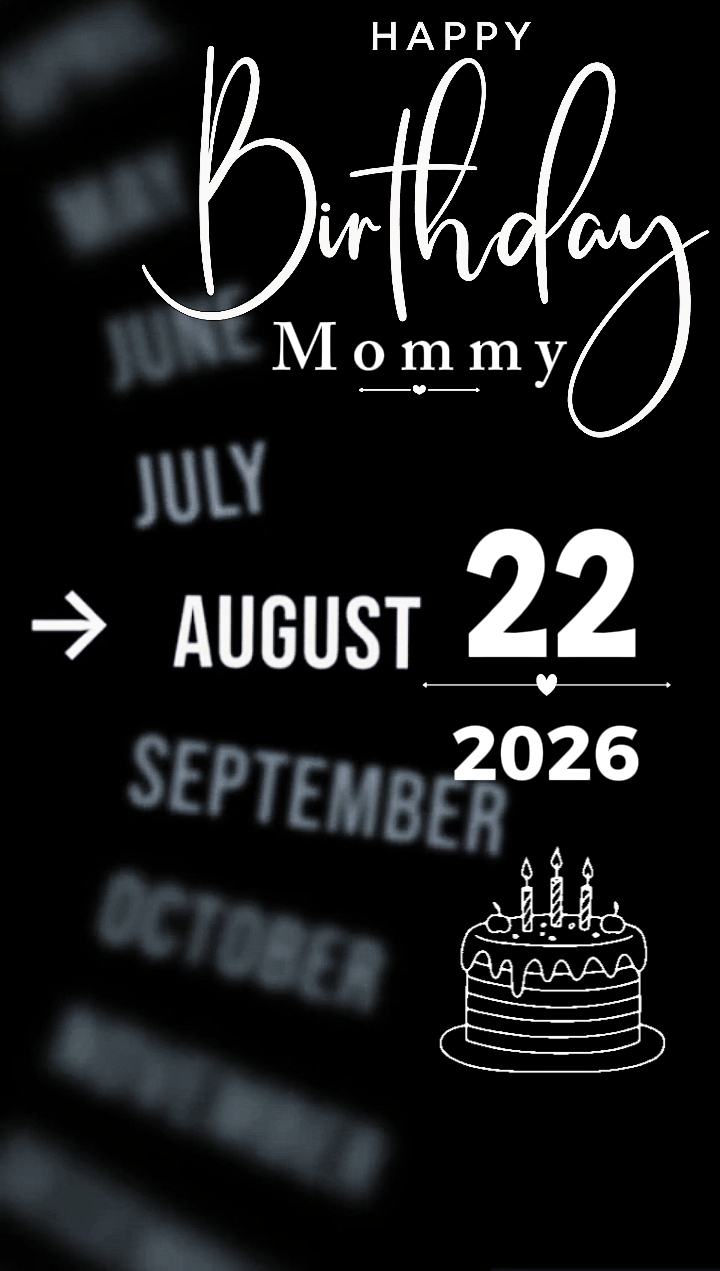 ANIVERSÁRIO MAMÃE 22 DE AGOSTO