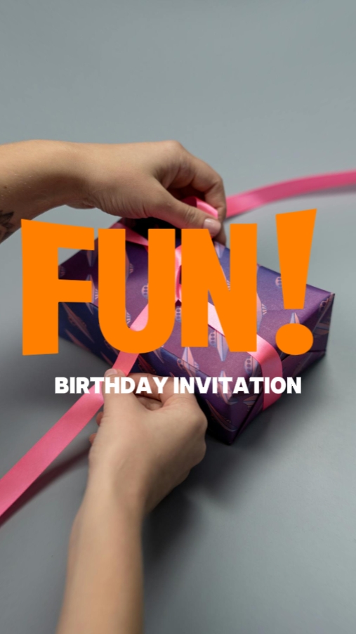 Convite de aniversário
