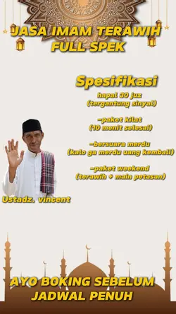 Jasa imam teraweh