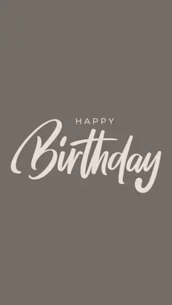 happy Birthday 