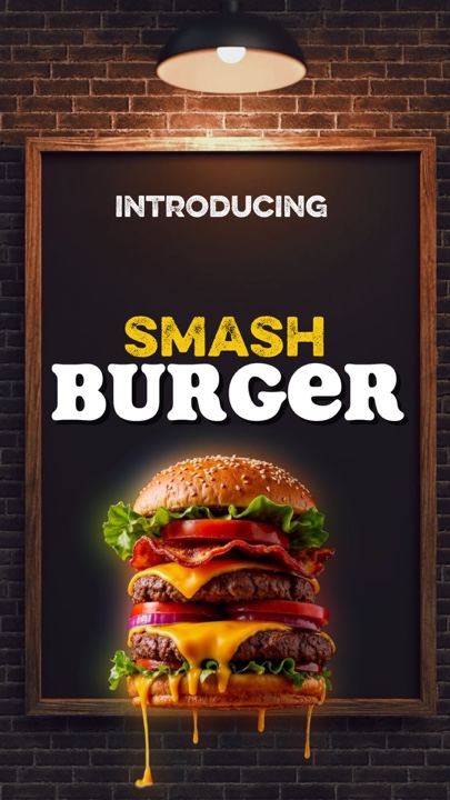 BURGER ADVERTISEMENT