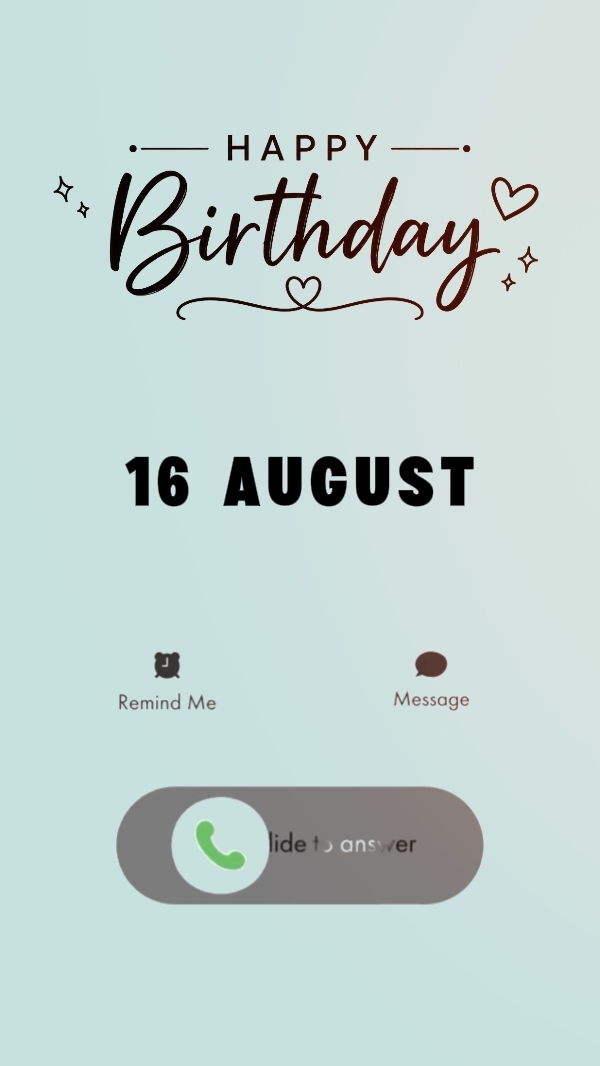 16 august birthday 