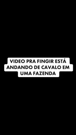 vídeo para fingir