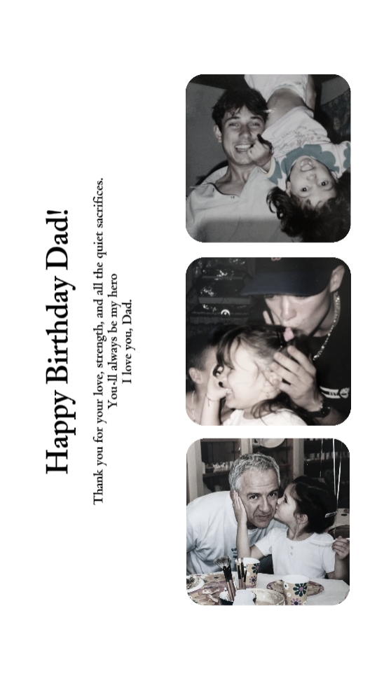 Feliz Aniversário Papai