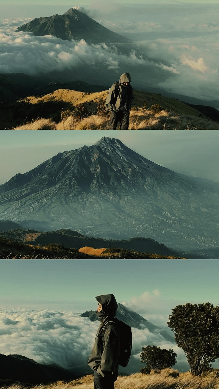 gunung 3 gambar
