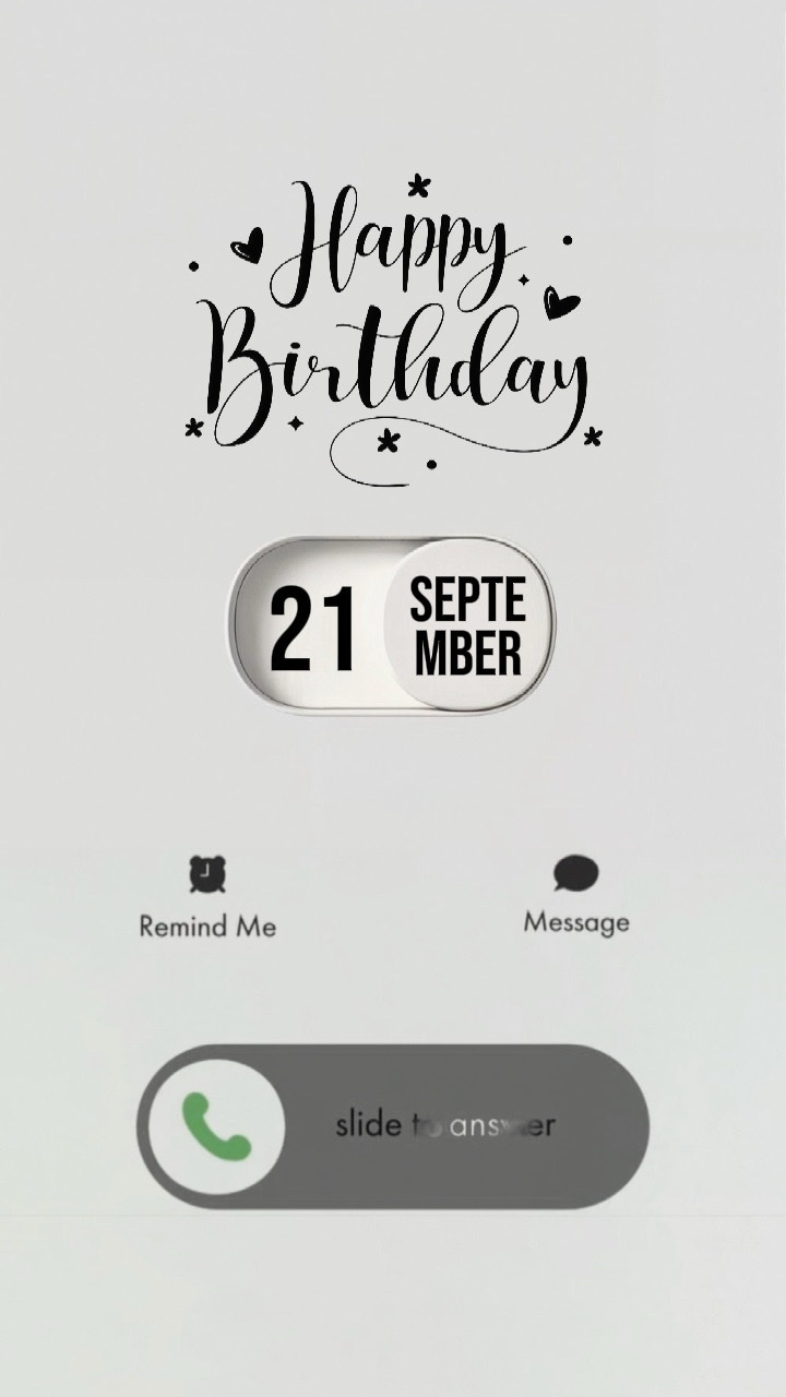 BIRTHDY 21 SEPTEMBER