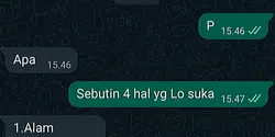4 hal yang kamu suka