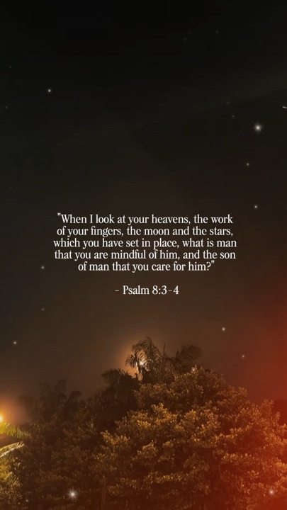 Salmo 8: 3-4
