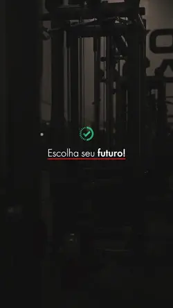 Escolha seu futuro 💪