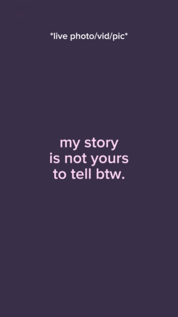 my story is not your