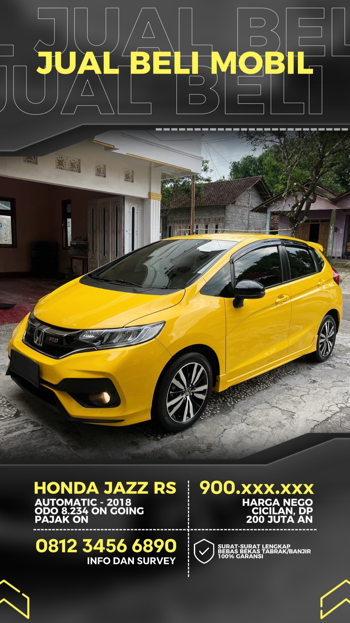 Modelo de carro JZ ID