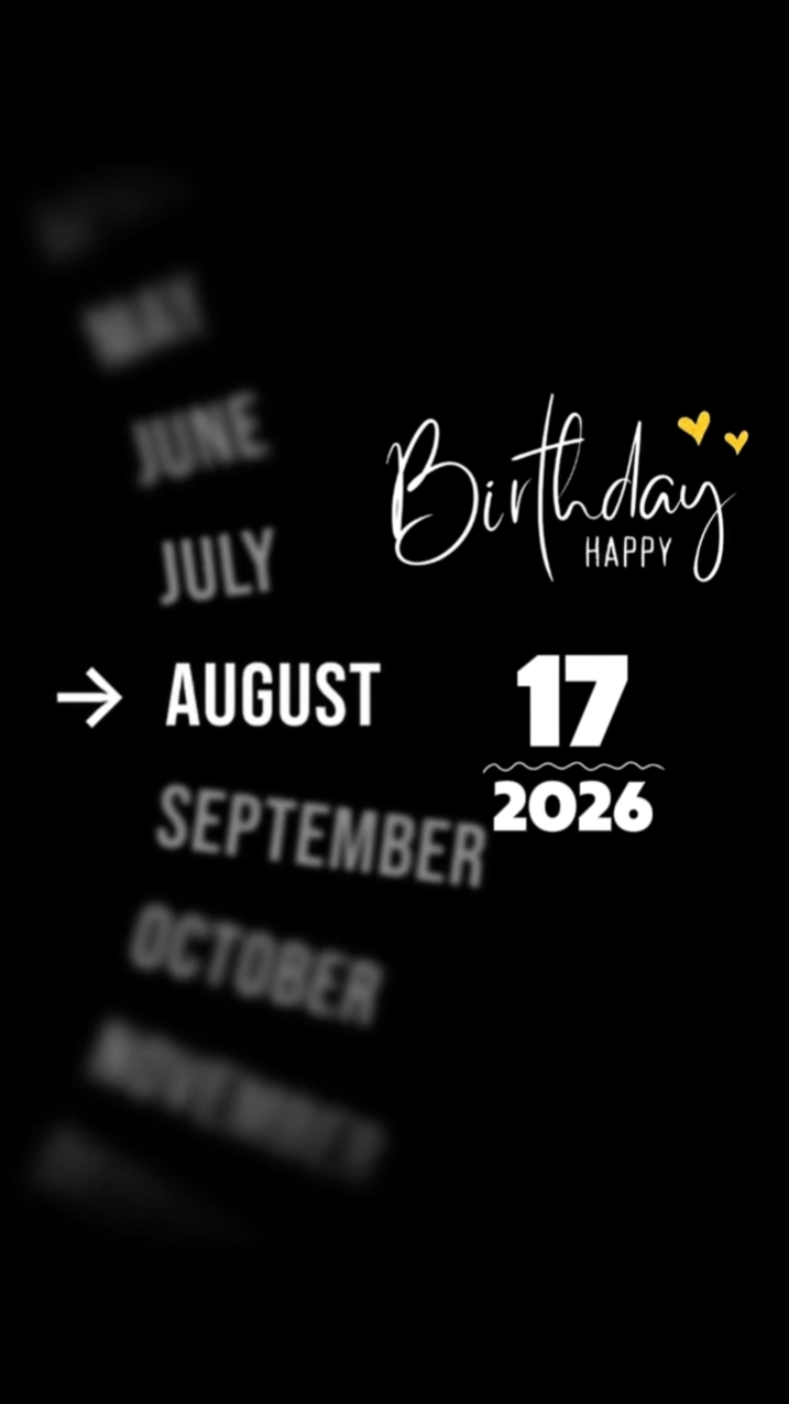 CUMPLEAÑOS 17 DE AGOSTO 