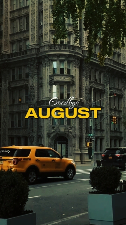Adiós agosto 