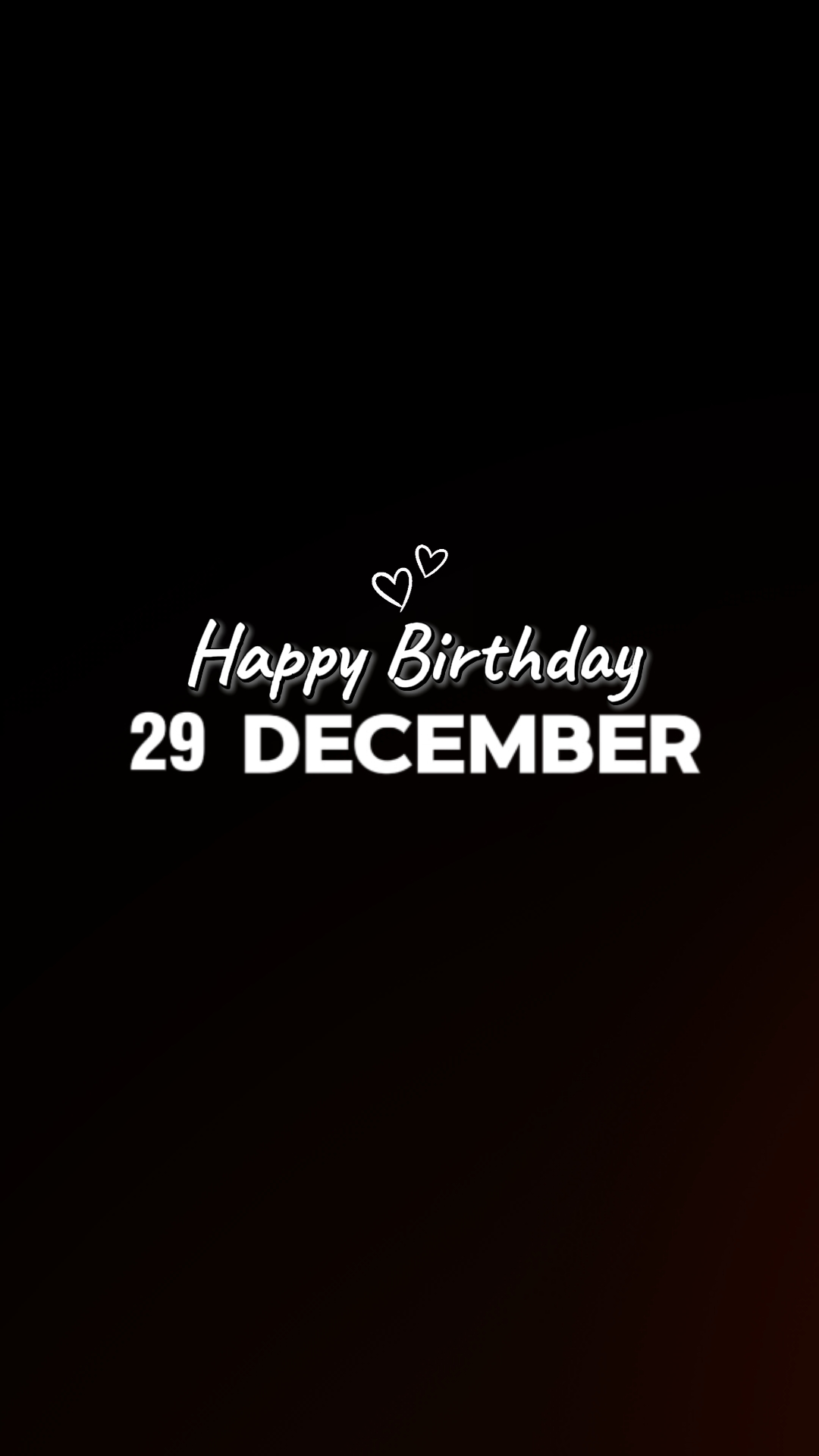 HBD 29 December