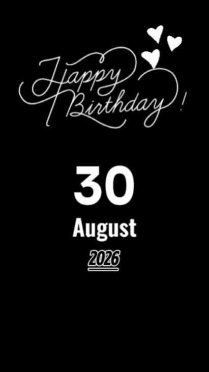 CumpleañosNiño30 de agosto