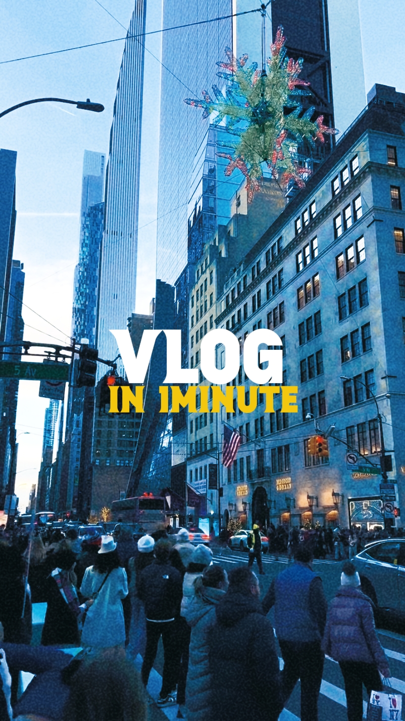 Vlog en 1 minuto 