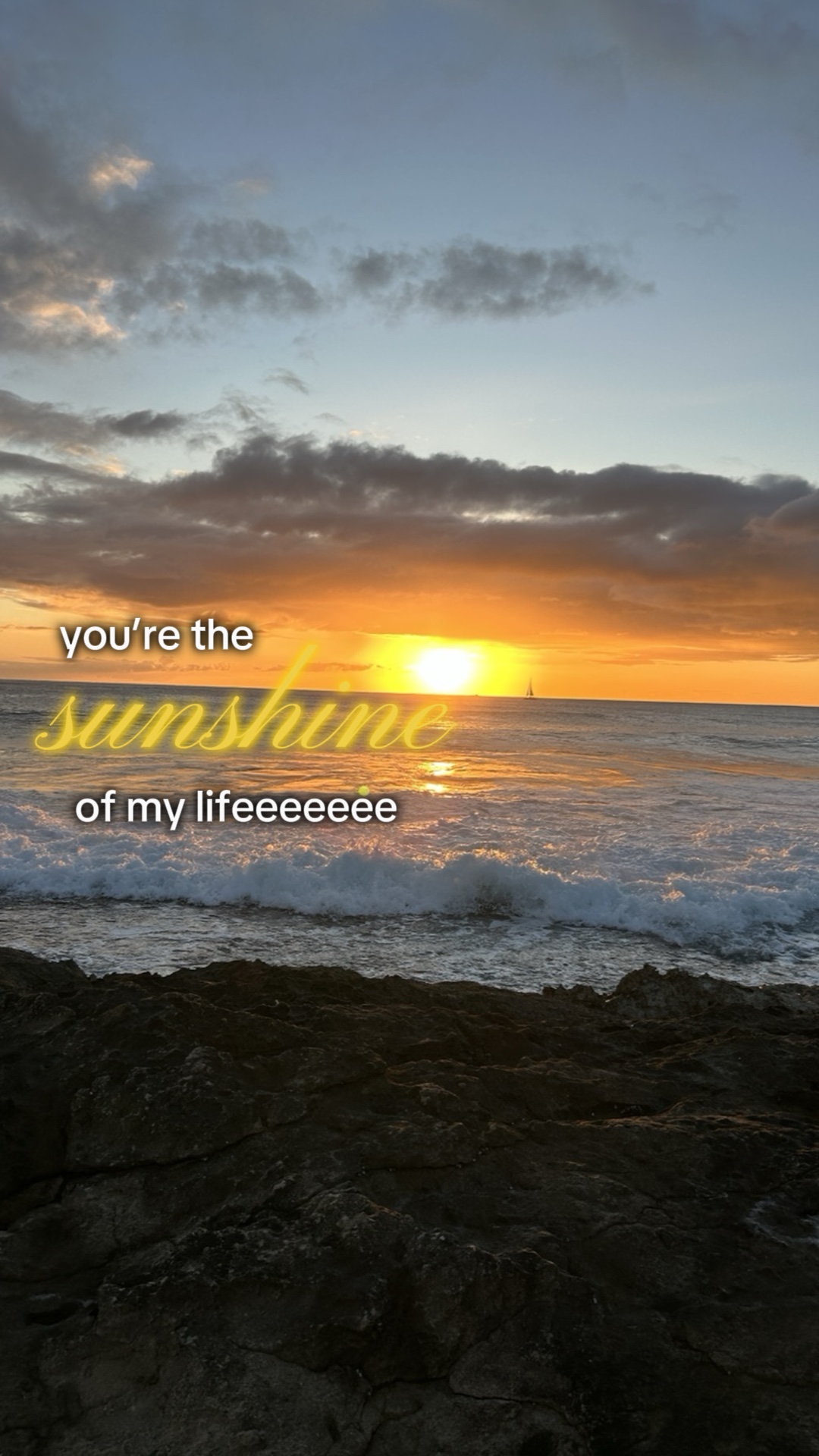 sunshine of my life!