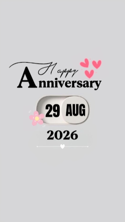 ANNIV 29 AGUSTUS 2026