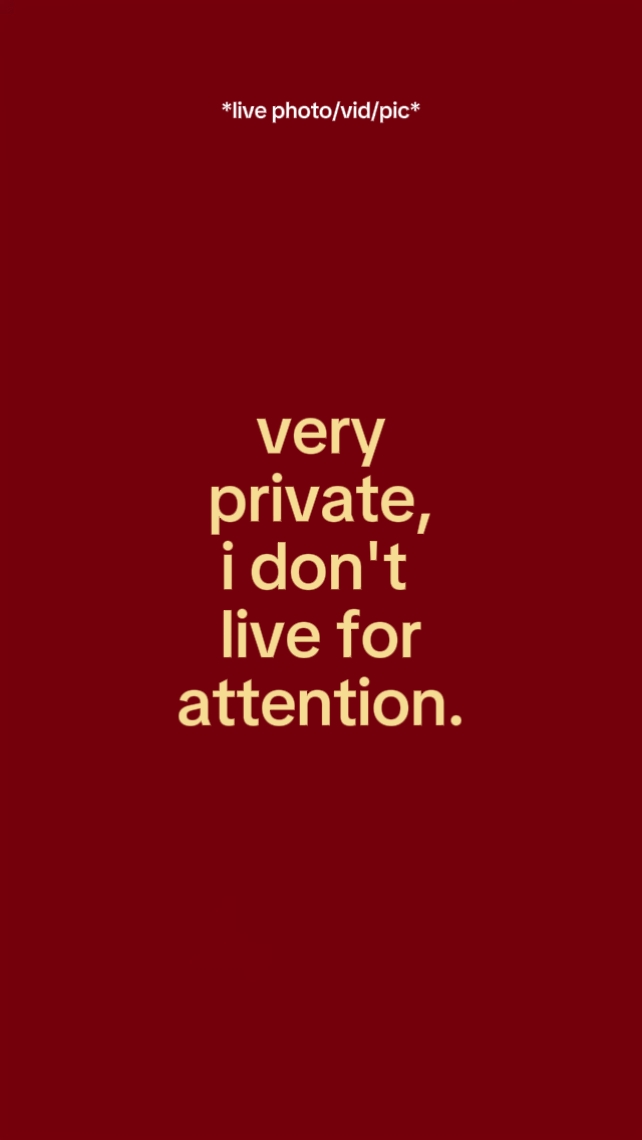 very private i don't