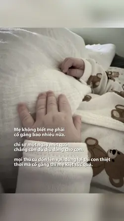 mẹ mệt quá..