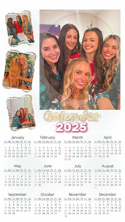 calendrier 2025