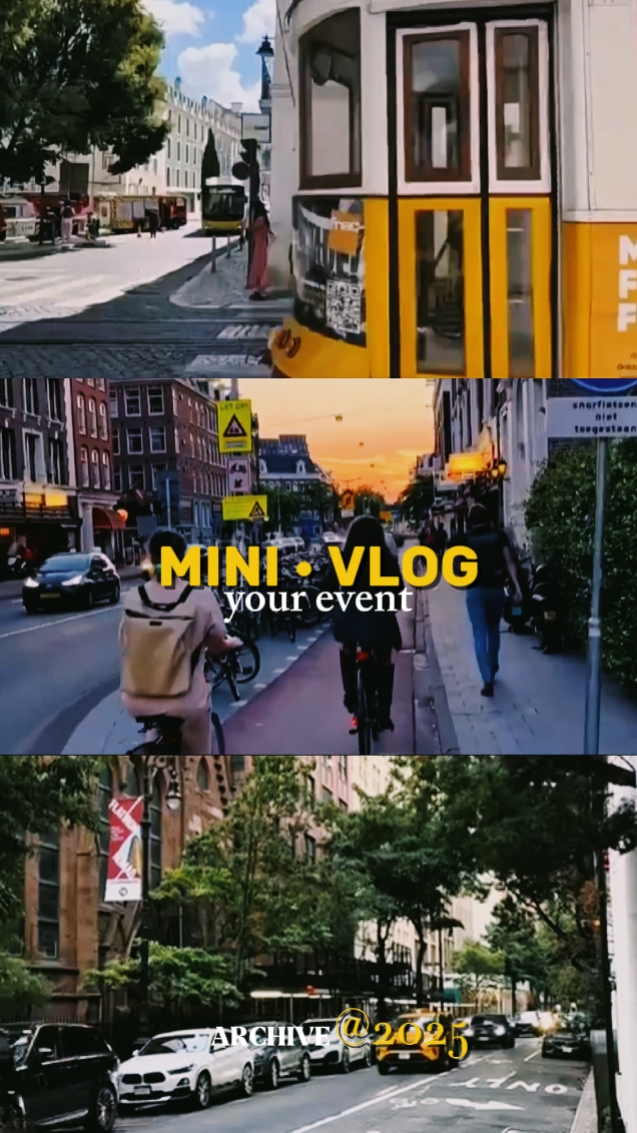 Votre vlog d'événement 