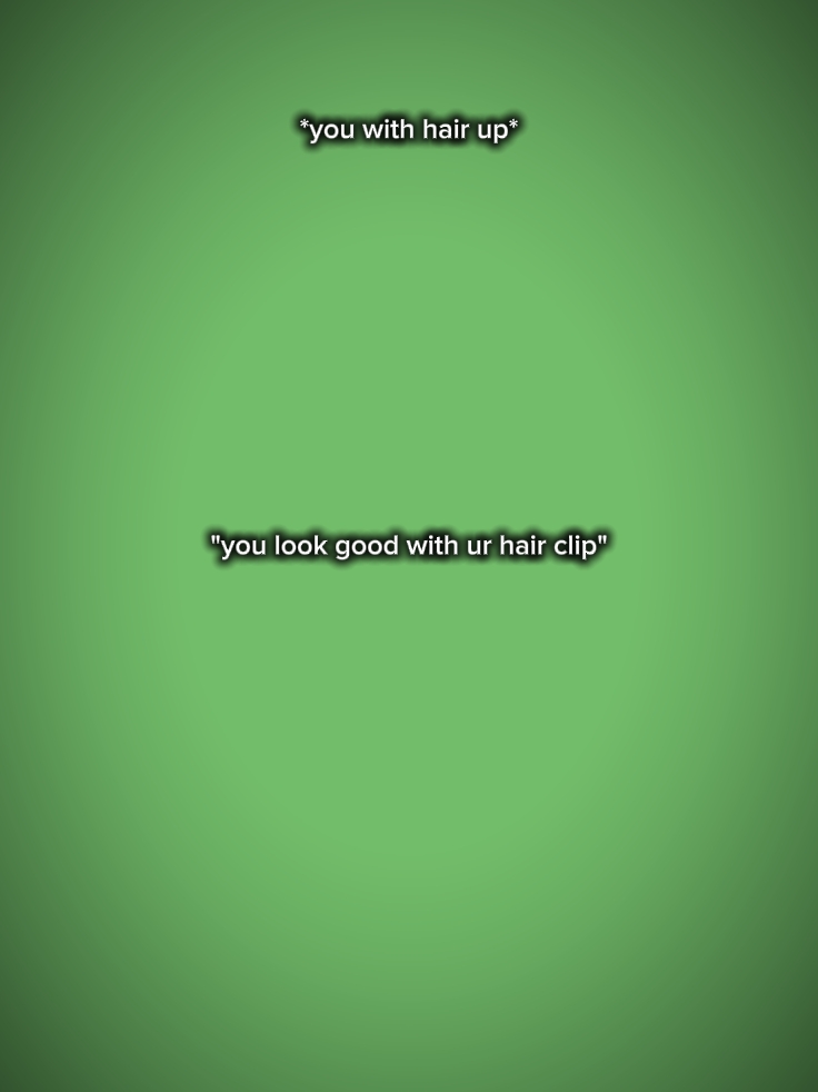 with ur hair clip 