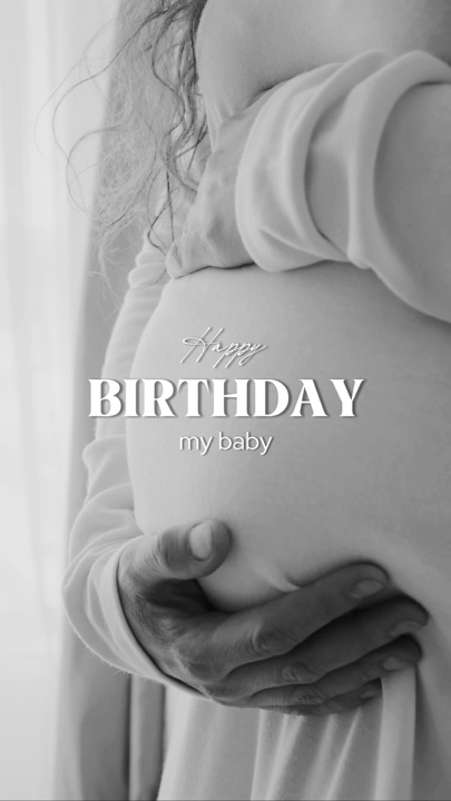 Joyeux anniversaire bébé