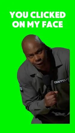You clicked my face