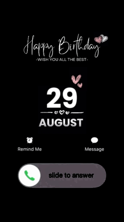 Hbd friend 29 august