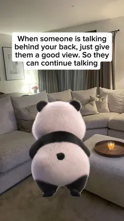 talking behing you