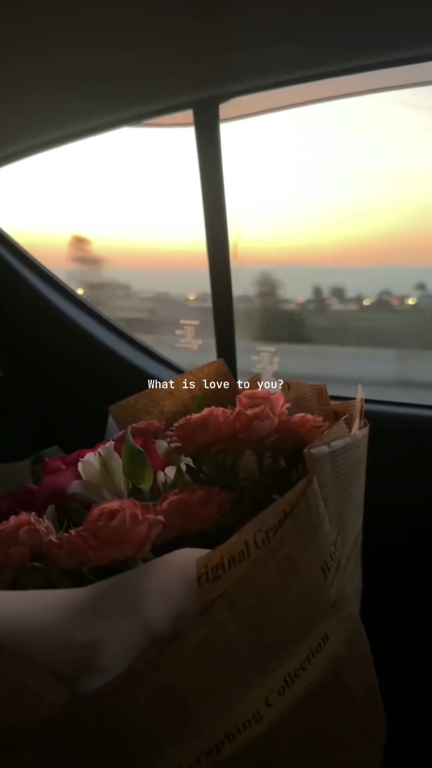 Qu'est-ce que l'amour pour toi?