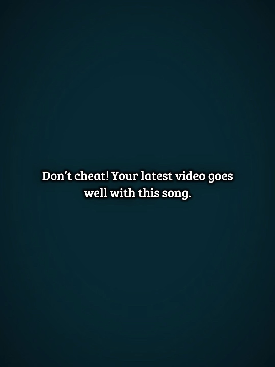 dontcheat